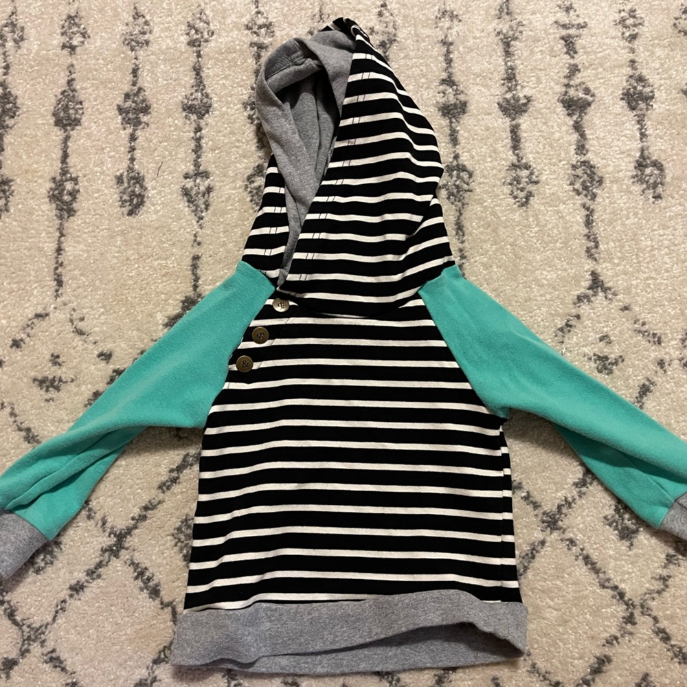 Toddler girls 2T ampersand ave double hoodie